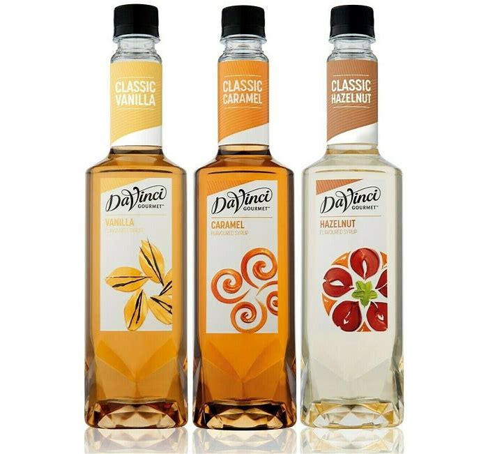 DaVinci Classic Syrups - per 750ml bottle price